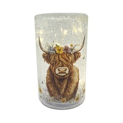 LED Glass Deco 15cm Highland