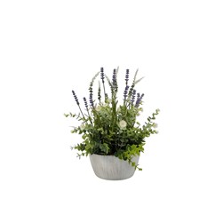 Oval Potted Lavender 33cm