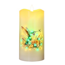 LED Humming Bird Candle 7.5cmx15cm