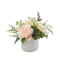Blush Rose Arrangement 27cm