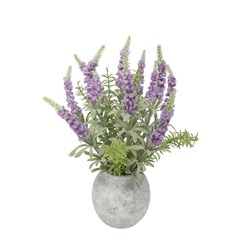 Lavender Stone Effect Vase 40cm Lavender Stone Effect Vase 40cm