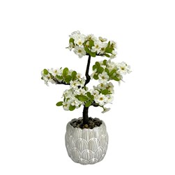 White Blossom Vase 45cm