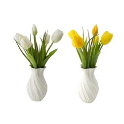 Tulip Vase 38cm 2 Assorted