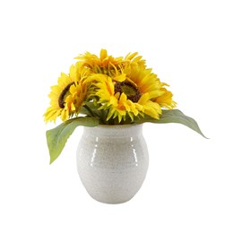 Sunflower Ceramic Vase 31cm