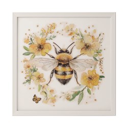 Bee Crystal Wall Art 50cm