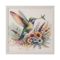 Hummingbird Crystal Art 50cm
