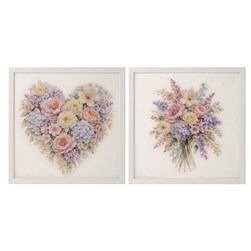 Vintage Crystal Art 50cm 2 Assorted