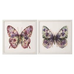 Butterfly Crystal Art 50cm 2 Assorted