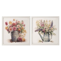Floral Crystal Art 50cm 2 Assorted