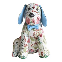 Vintage Tapestry Dog Doorstop 27cm