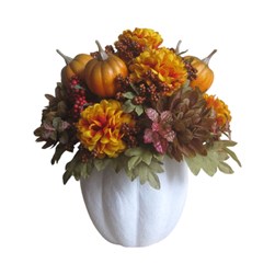 Autumn Floral Ceramic Vase 27cm Autumn Floral Ceramic Vase 27cm