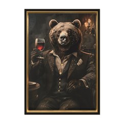 Bear Crystal Print 52x72cm Bear Crystal Print 52x72cm