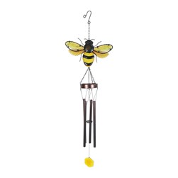 Bee Solar Wind Chime 23x80cm
