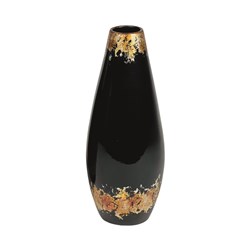 Black Inferno Bullet Vase 37cm Black Inferno Bullet Vase 37cm