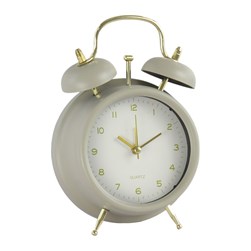 Brown Retro Table Clock 17cm Brown Retro Table Clock 17cm