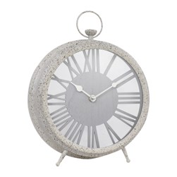 Brown Table Clock 26cm