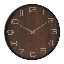 Brown Wall Clock 55cm