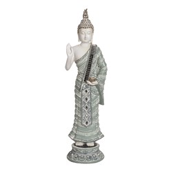 Buddha Figurine with Blue Grey Robes 43cm Buddha Figurine with Blue Grey Robes 43cm