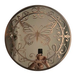 Butterfly Mirror Bronze 60cm