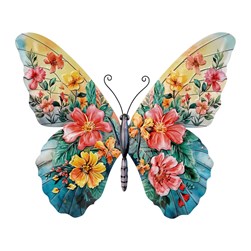 Butterfly Wall Art 24x25cm