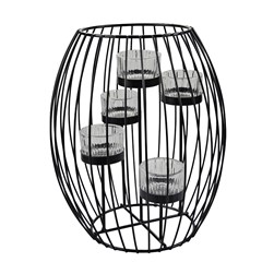 Cage Five Tealight Holder 21 x 25cm Cage Five Tealight Holder 21 x 25cm