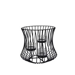 Cage Triple Tealight Holder 20 x 18cm
