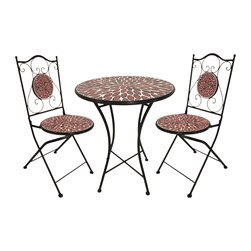 Caprona Bistro Set - Petal Design 60x75cm