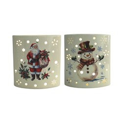 Ceramic Glow Lantern 16cm 2 Assorted Ceramic Glow Lantern 16cm 2 Assorted