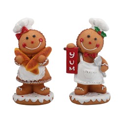 Chef Gingerbread 8x15cm 2 Assorted