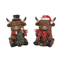 Christmas Highland 15x20cm 2 Assorted