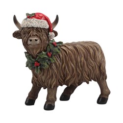 Christmas Highland Cow 19cm Christmas Highland Cow 19cm