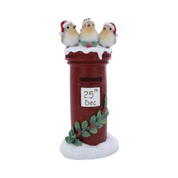 Christmas Robin Post box 12 x 27cm Christmas Robin Post box 12 x 27cm