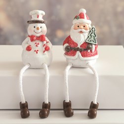 Christmas Shelf Sitter 18cm 2 Assorted Christmas Shelf Sitter 18cm 2 Assorted