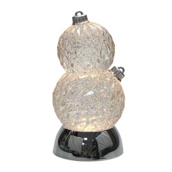 Clear Bauble Spinner 13x23cm