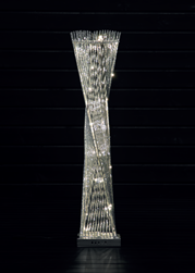 Crystal Twisted Floor Lamp 97cm Crystal Twisted Floor Lamp 97cm