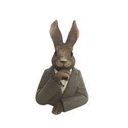 Dapper Rabbit Wearing Suit 14cm