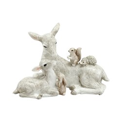 Deer Family 18x13cm