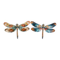 Dragonfly Wall Art 27cm 2 Asst