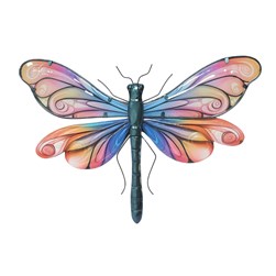 Dragonfly Wall D‚cor 45x44cm