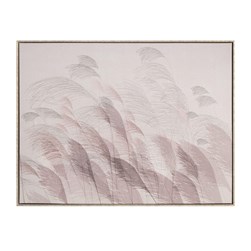 Embroidered Blue and Purple Leaf Canvas 60x80cm Embroidered Blue and Purple Leaf Canvas 60x80cm