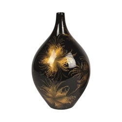 Firework Narrow Neck Bulb Vase Gold 41cm Firework Narrow Neck Bulb Vase Gold 41cm