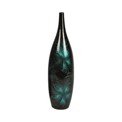 Firework Tall Narrow Neck Vase Blue 51cm Firework Tall Narrow Neck Vase Blue 51cm