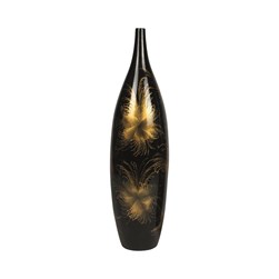 Firework Tall Narrow Neck Vase Gold 60cm Firework Tall Narrow Neck Vase Gold 60cm