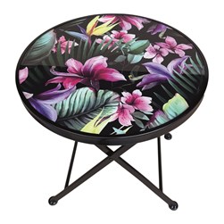 Floral Folding Table 50cm