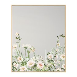 Floral Print Mirror 40x50cm