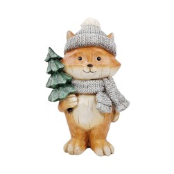 Fox With Tree 11x19cm