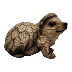 Garden Hedgehog Brown 23x14cm