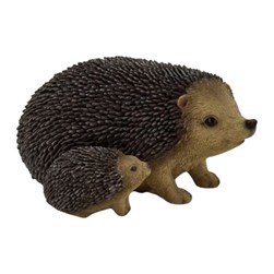 Garden Hedgehog Family 16x8cm