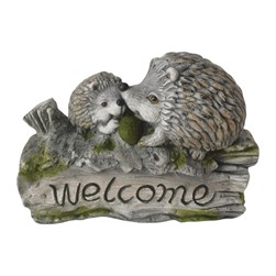 Garden Welcome Hedgehogs 30cm