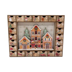 Gingerbread Advent Box 35x27cm